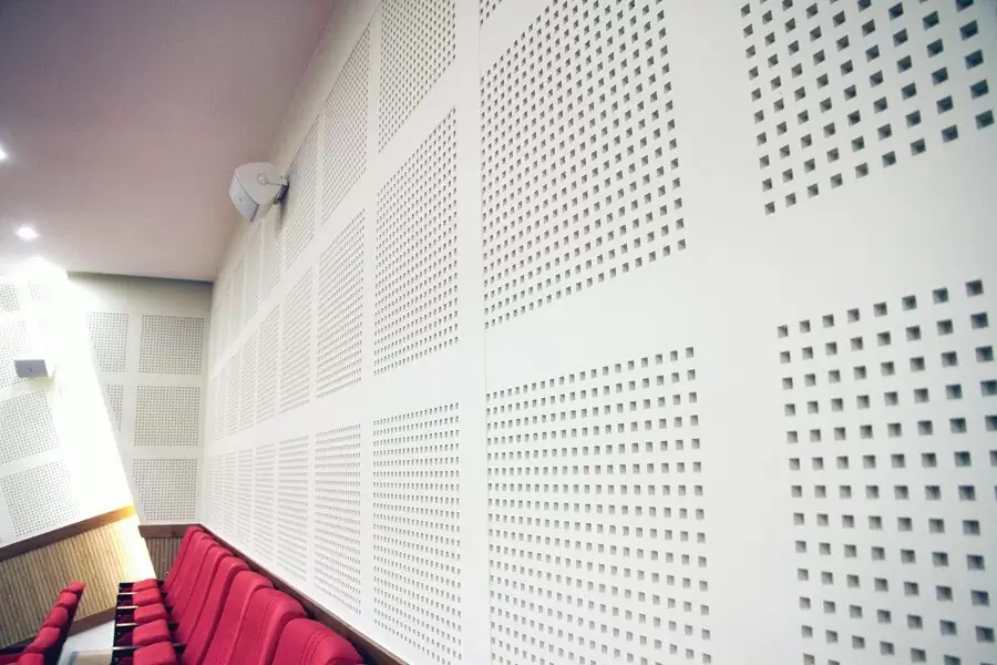 Design and Aesthetics Metal acoustic walls