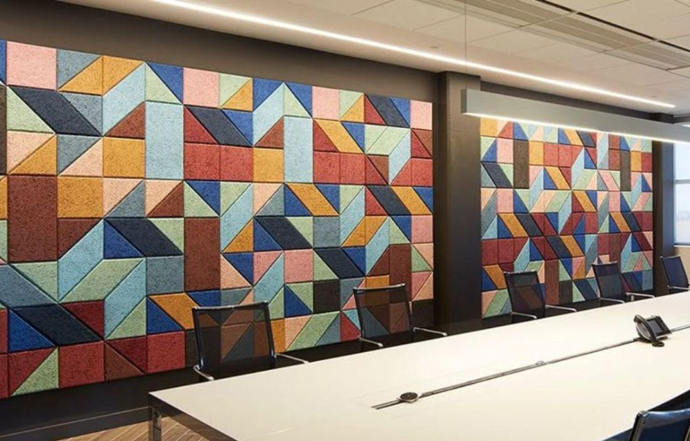 What are fabric-wrapped acoustic wall panels, and how do they work?