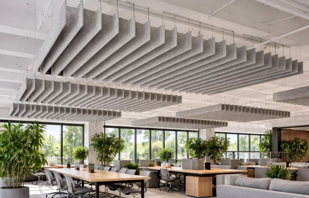 Benefits of Installing an Acoustic Baffle Ceiling
