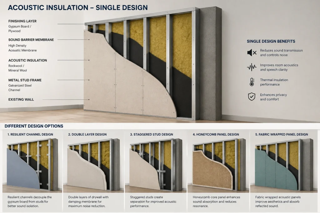 Acoustic Insulation UAE: Walls, Floors & Ceilings Soundproofing Guide