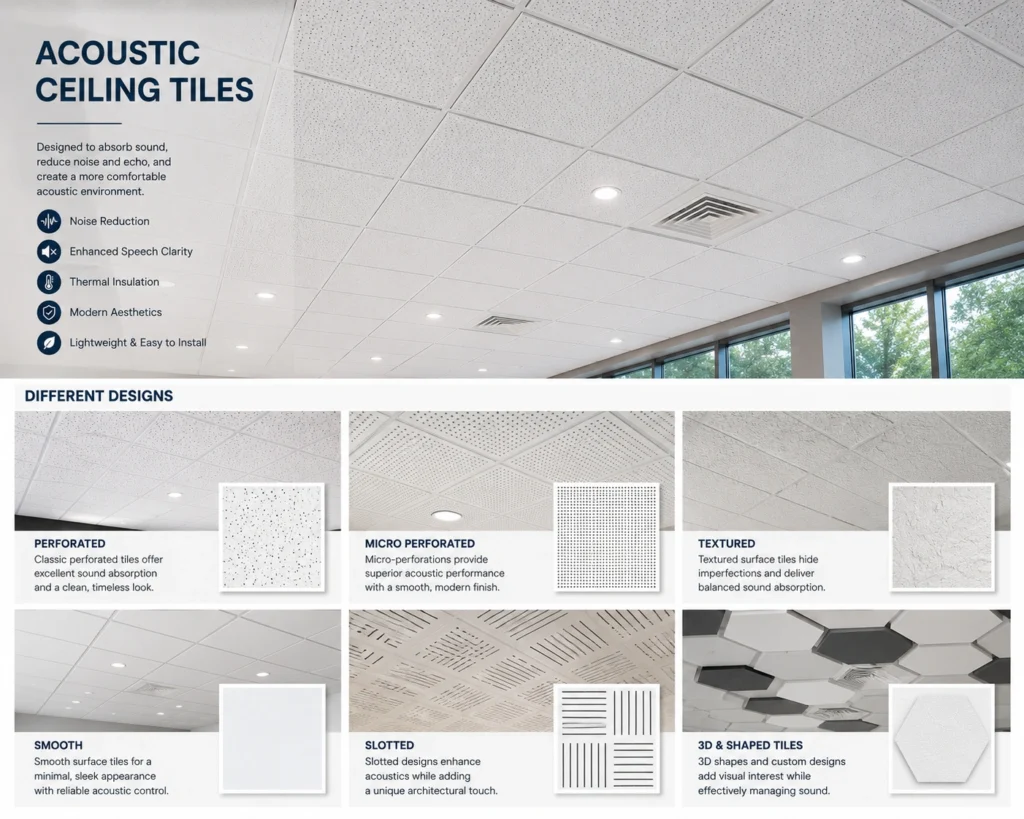 Acoustic Ceiling Tiles Dubai: Office & Commercial Buyer’s Guide